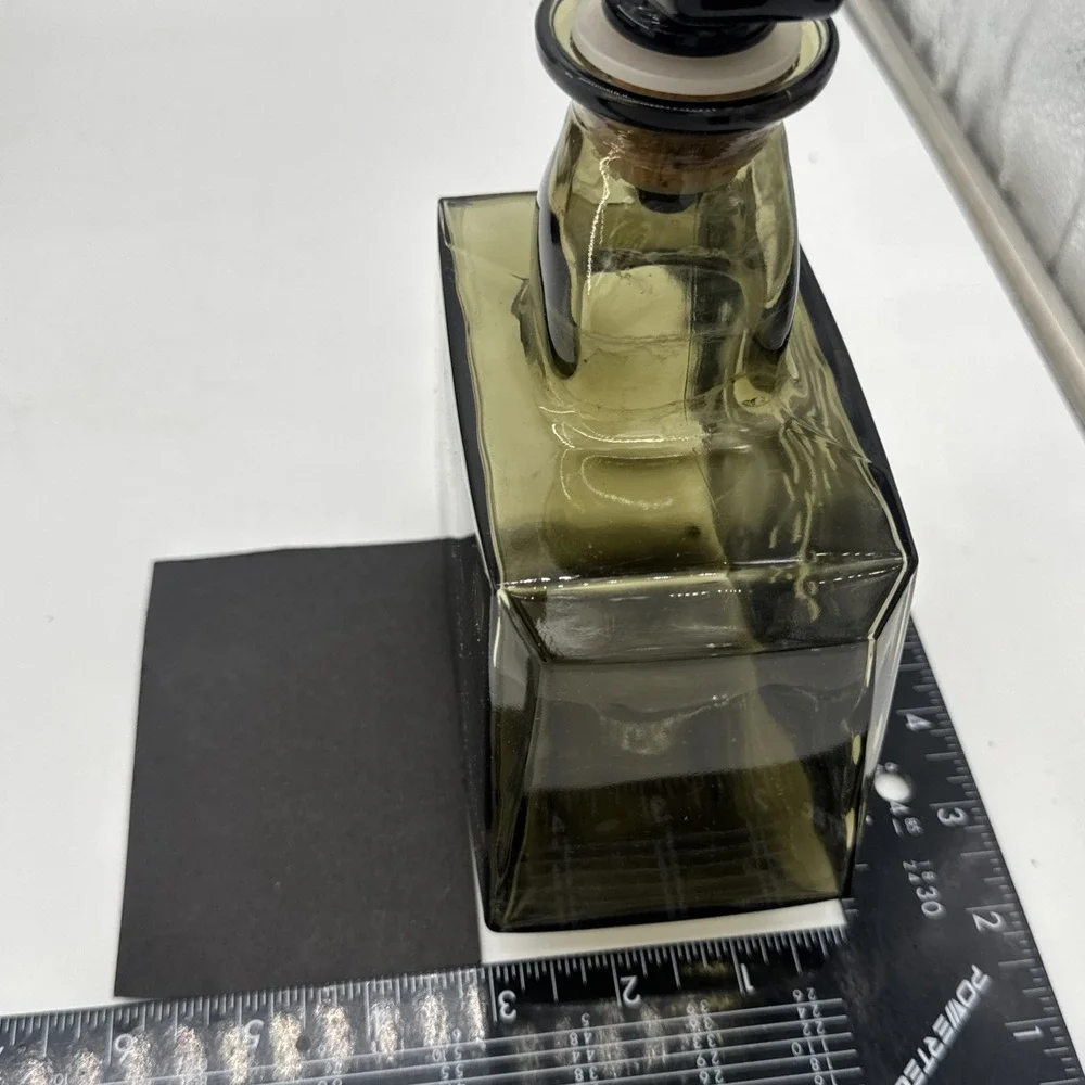 Old Whisky Suntory Royal Japan Glass Liquor Bottle Decanter EMPTY Barware VTG